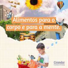 Cirandar Contra a Fome: projeto distribui alimentos e livros na capital gaúcha